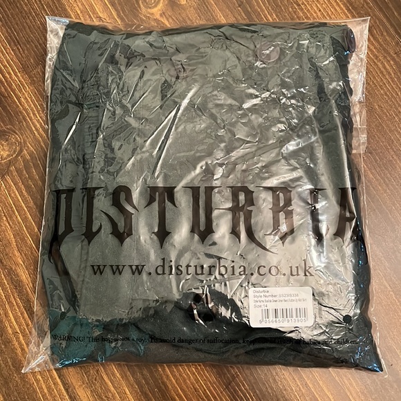 NWT Disturbia Basilisk Green Linen Blend Button Up Midi Skirt - Picture 16 of 16